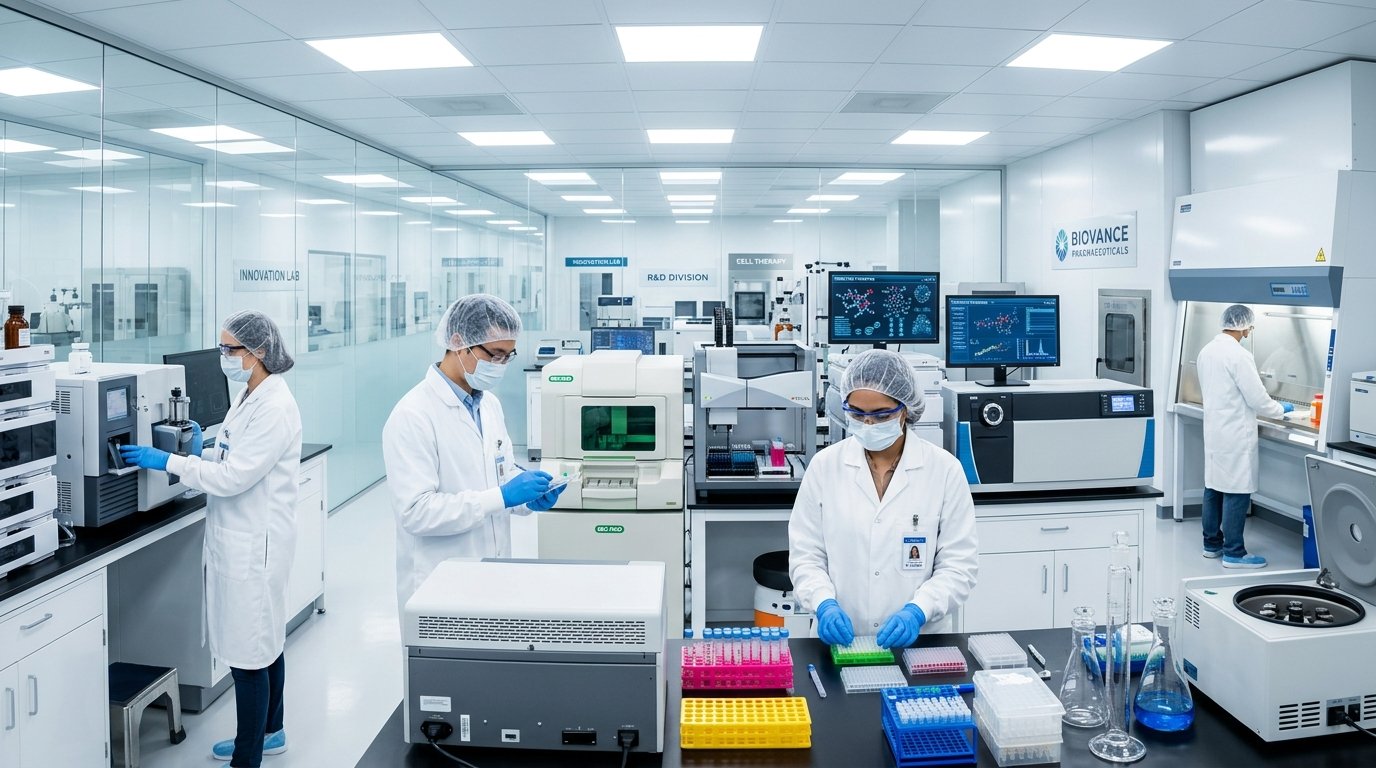 Pharmaceutical research and manufacturing laboratory